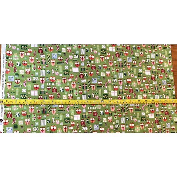 VTG - 2010 - Holiday Hoot Loot - Alexander Henry - By the yard - Picture 4 of 6